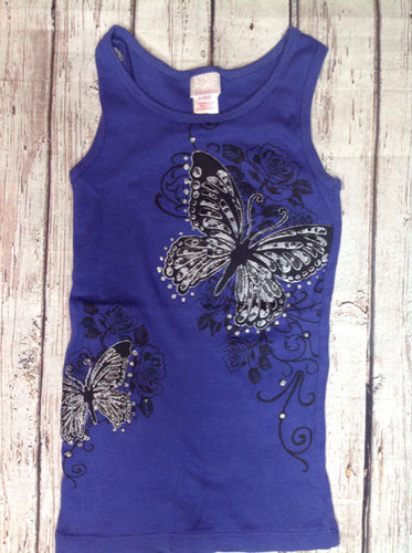 Xhilaration Purple & Black TankTop