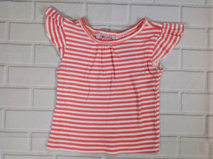 Young Hearts ORANGE & WHITE Top