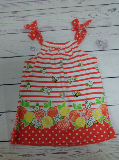 Young Hearts Orange & Yellow Top