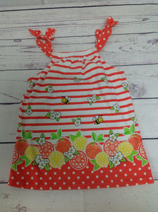 Young Hearts Orange & Yellow Top