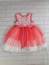 Youngland Baby WHITE & PEACH Dress