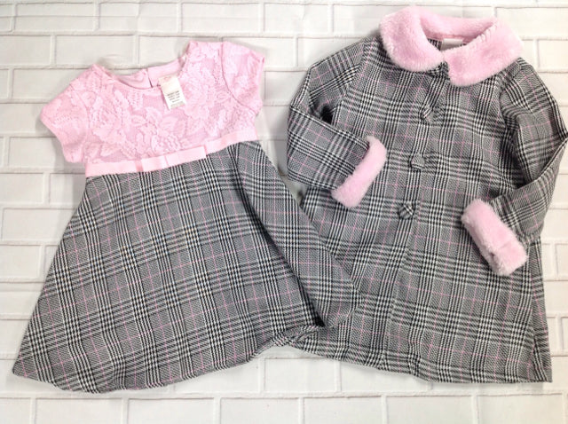 Youngland Black & White Checkered 2 PC