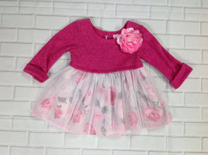 Youngland Pink & White Dress