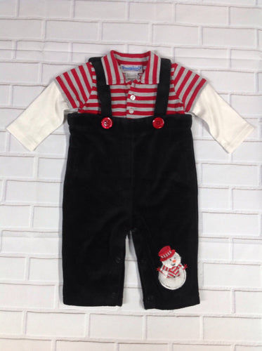 Youngland Red & Black 2 PC Outfit