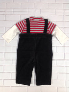 Youngland Red & Black 2 PC Outfit
