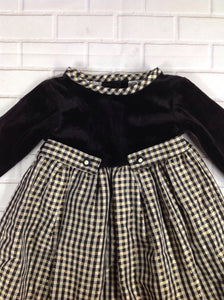 Youngland black & gold Christmas Dress