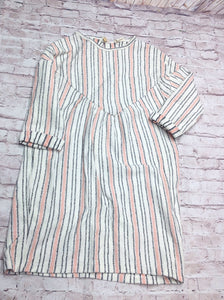 ZARA GIRLS WHITE & PEACH Dress