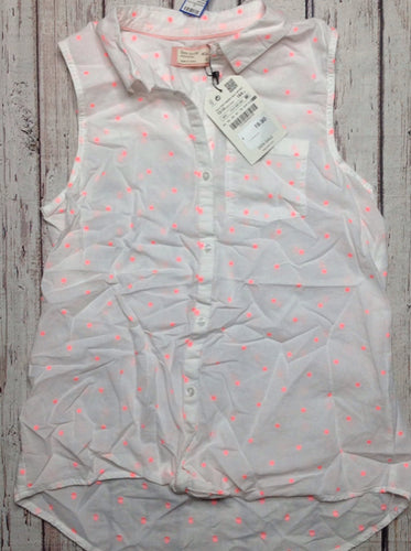 ZARA White & Pink Top