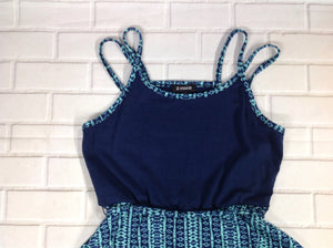 ZUNIE Blue Print Dress