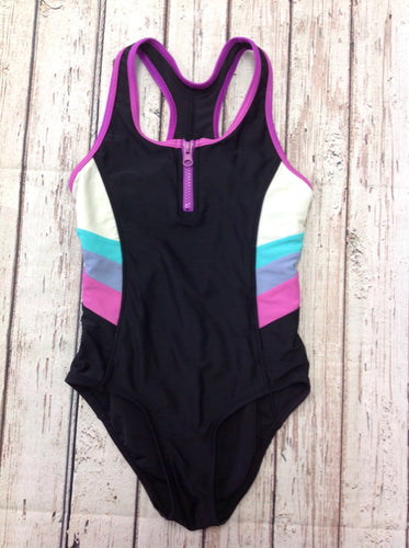 Zero Xposur Black & Purple Swimwear