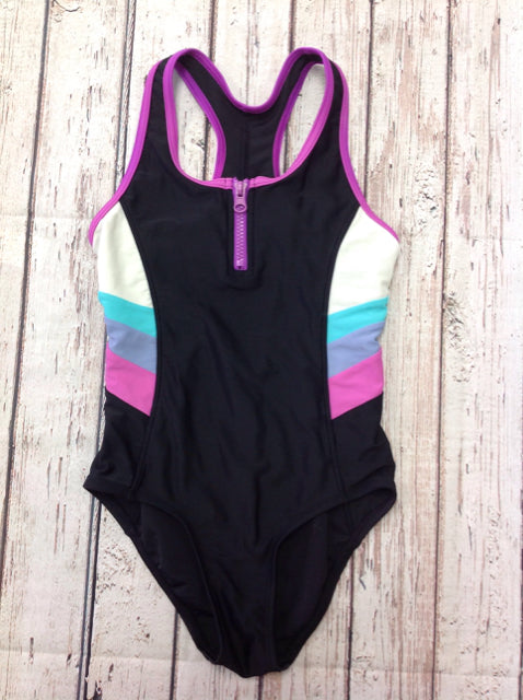 Zero Xposur Black & Purple Swimwear