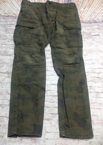 black/green Camouflage Pants