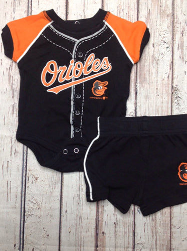 genuine merchadise ORANGE & BLACK 2 PC Outfit