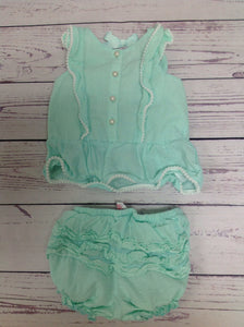 savannah baby Mint Green 2 PC Outfit