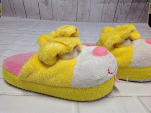 stompees Yellow Print Slippers